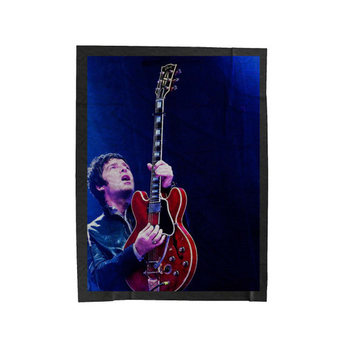 Noel Gallagher With Guitar Velveteen Blanket