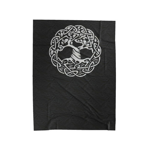 Norse Odin Viking Ragnarok Thor Yggdrasil Tree Of Life Velveteen Blanket