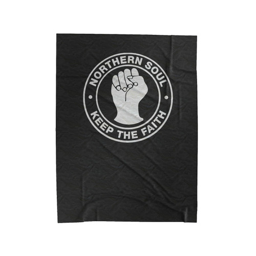 Northern Soul Logo Velveteen Blanket