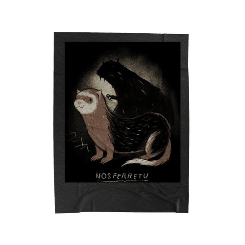 Nosferretu Ferret Nosferatu Velveteen Blanket