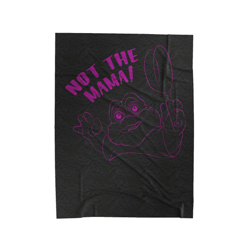 Not The Mama Dinosaurus Velveteen Blanket