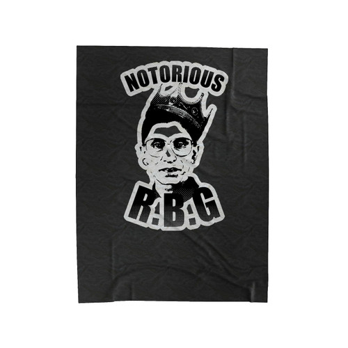Notorious Rbg Ruth Bader Ginsburg Political Judge Velveteen Blanket