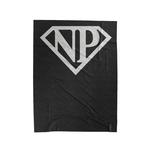 Np Nurse Practitioner Np Superhero Velveteen Blanket