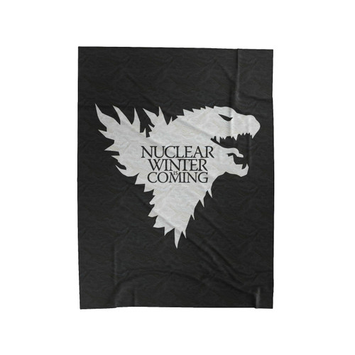 Nuclear Winter Is Coming Velveteen Blanket