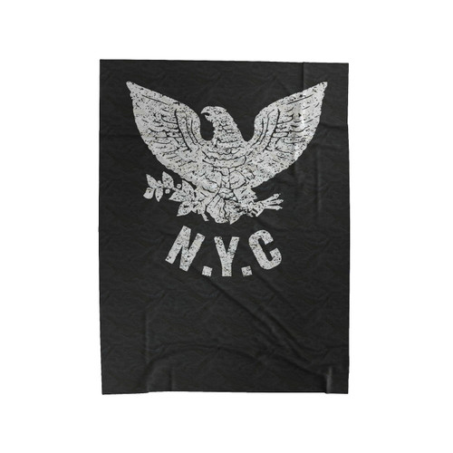 Nyc Eagle Ramones Velveteen Blanket
