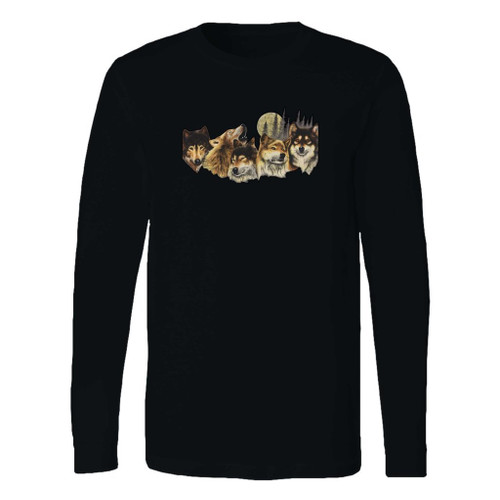 This classic fit wolf of the moon long sleeve shirt is casually elegant and very comfortable. With fine quality print to make one stand out, it's a perfect fit for every occasion.
