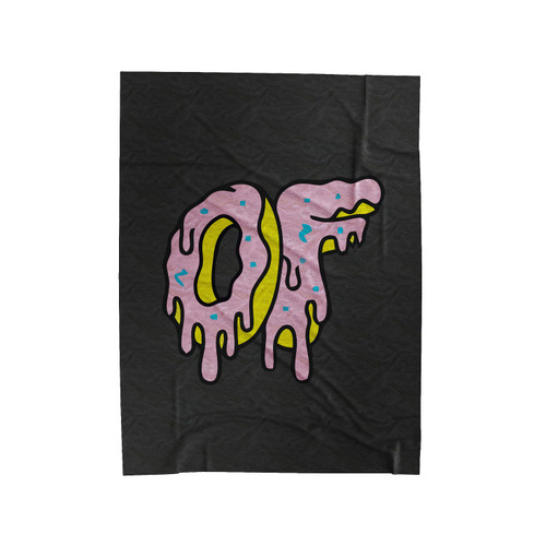 Odd Future Donut Logo Velveteen Blanket