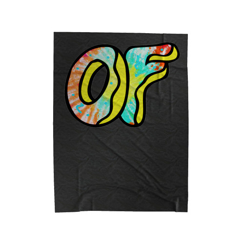 Odd Future Funy Parody Donut Tie Dye Breast Logo Velveteen Blanket
