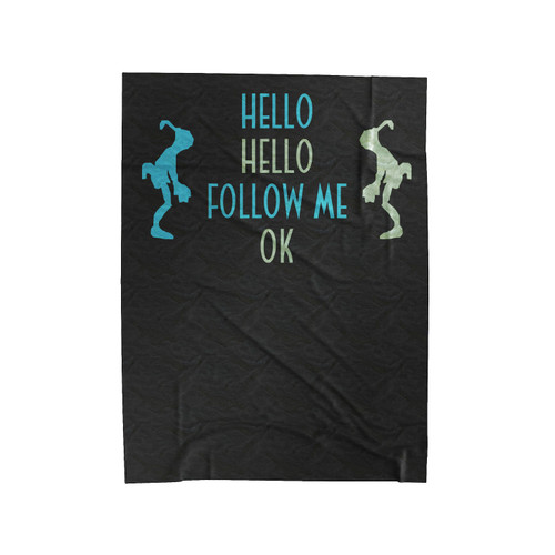 Oddworld Abe's Oddysee Hello Follow Me Velveteen Blanket