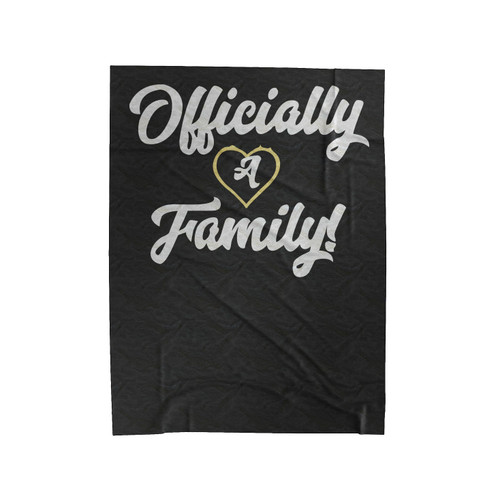 Officially A Family Adoption Day Kids Velveteen Blanket
