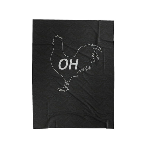 Oh Cock Velveteen Blanket