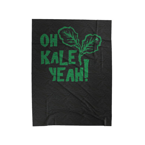 Oh Kale Yeah Velveteen Blanket
