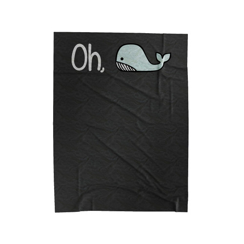 Oh, Whale Ocean Mermaid Hipster Velveteen Blanket
