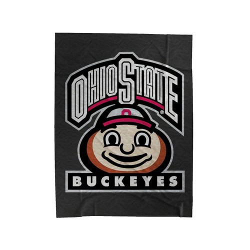Ohio State Buckeyes Charachter Velveteen Blanket