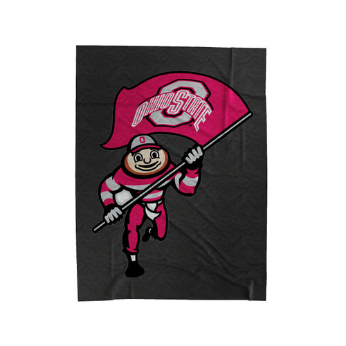 Ohio State Buckeyes Mascot Velveteen Blanket