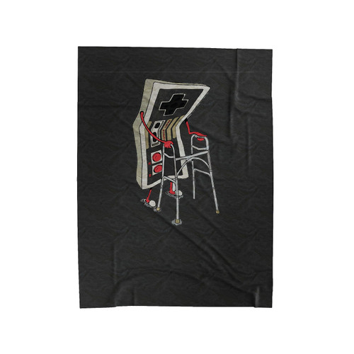 Old Gamer Icon Velveteen Blanket