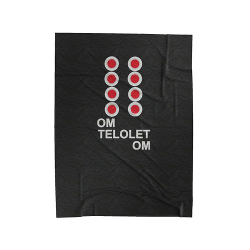 Om Telolet Om Button Velveteen Blanket