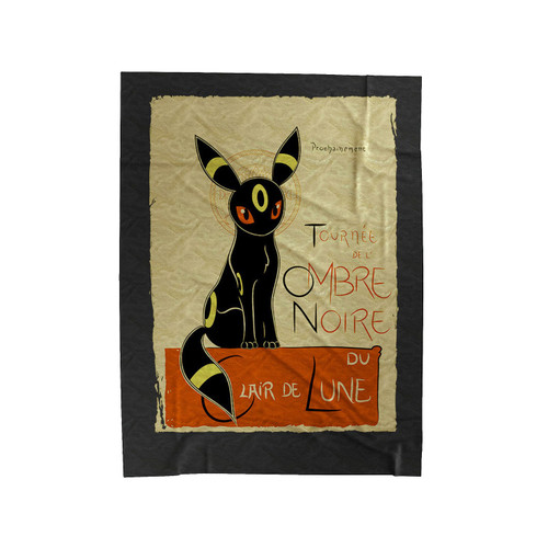 Ombre Noire Du Claire De Lune Velveteen Blanket