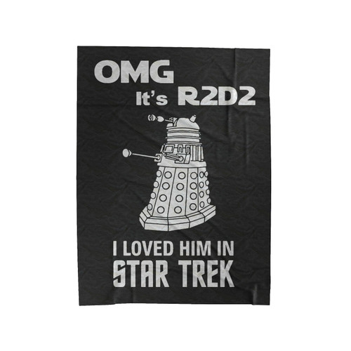 Omg It's R2-D2 Velveteen Blanket