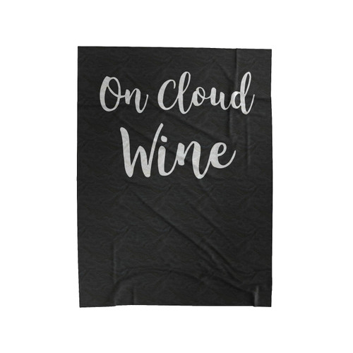 On Cloud Wine Velveteen Blanket