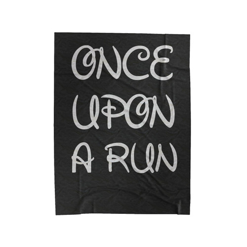 Once Upon A Run Velveteen Blanket
