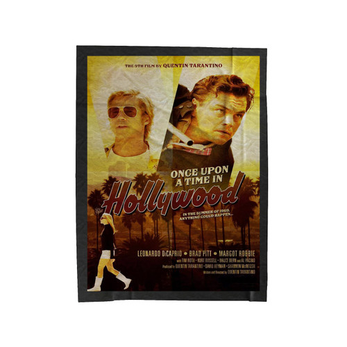 Once Upon A Time In Hollywood Quentin Tarantino Velveteen Blanket