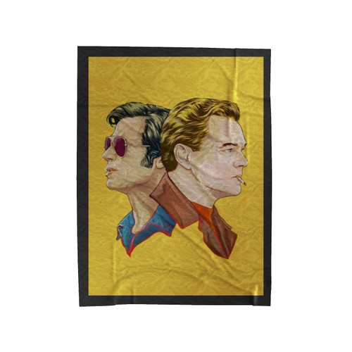 Once Upon A Time In Hollywood Tarantinos Films Velveteen Blanket
