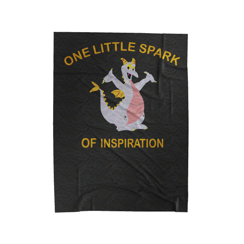 One Little Spark Figment Epcot Going To Disney Disney World Disney Family Velveteen Blanket