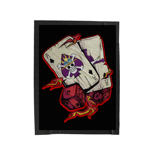 One Piece Card Pirate Velveteen Blanket