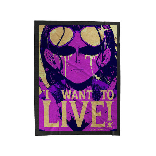 One Piece Nico Robin Velveteen Blanket
