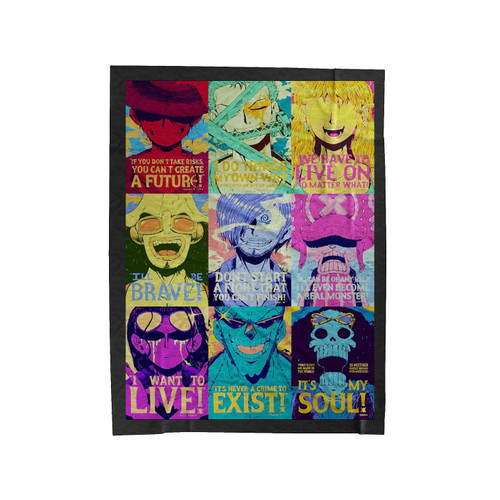 One Piece Wanted Anime Manga Cosplay Velveteen Blanket