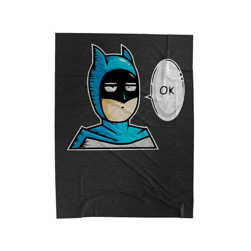 One Punch Bat Velveteen Blanket
