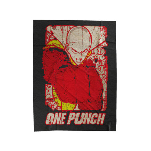 One Punch Man 1 Velveteen Blanket