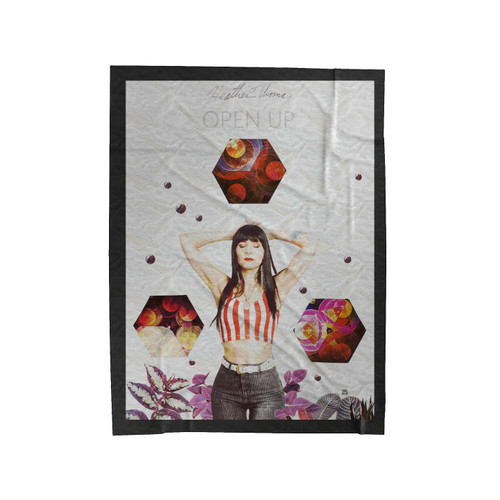 Open Up Heather Thomas Velveteen Blanket