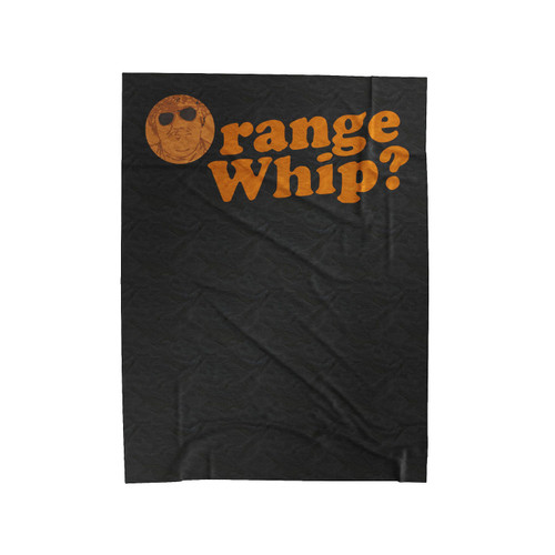 Orange Whip Velveteen Blanket