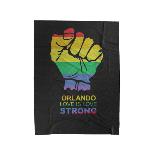 Orlando Strong Inspired Velveteen Blanket