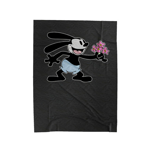 Oswald Flowers Velveteen Blanket