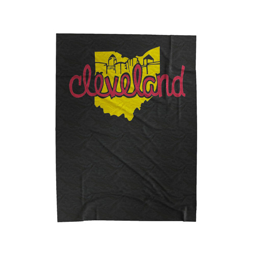 Our State Cleveland Cavs Ohio Velveteen Blanket