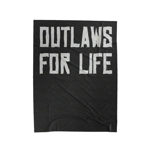 Outlaws For Life 2 Velveteen Blanket