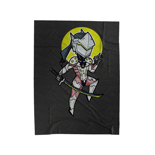 Overwatch Genji Chibi Velveteen Blanket
