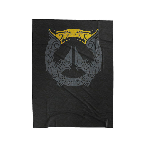 Overwatch Inspired Logo Funny Tribal Velveteen Blanket
