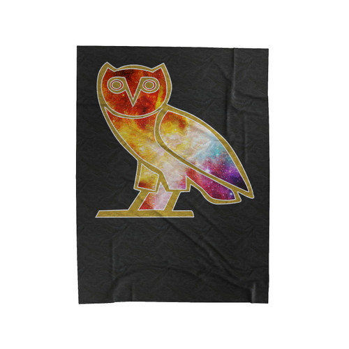 Ovoxo Owl Drake Nebula Funny Velveteen Blanket