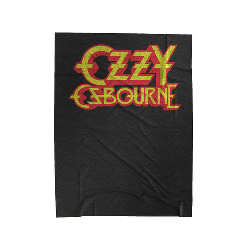 Ozzy Osbourne Logo Metal Band Velveteen Blanket