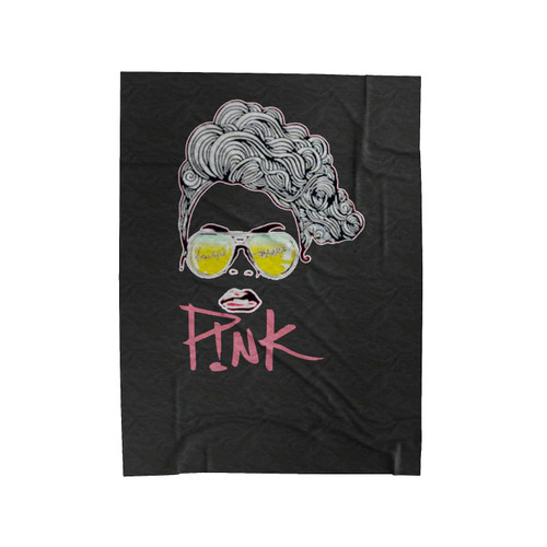 P!Nk Singer Beautiful Trauma World Tour 2019 Velveteen Blanket