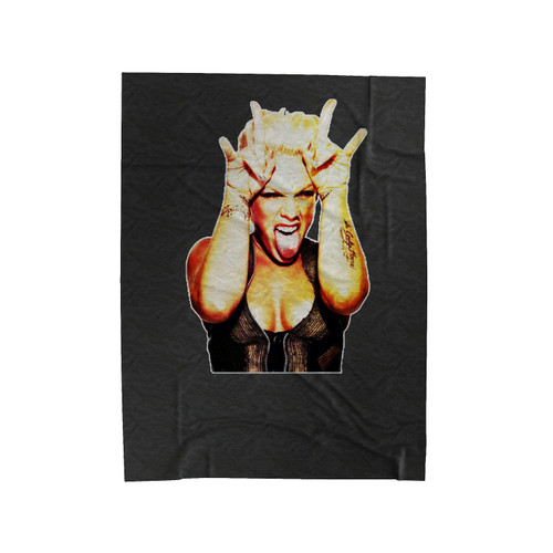 P!Nk Singer R And B Pop Rock Alecia Velveteen Blanket