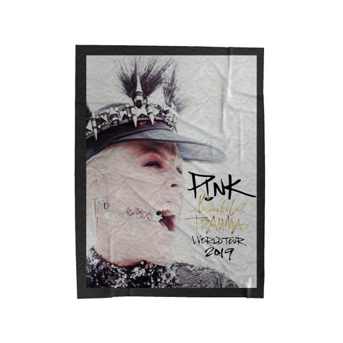 P!Nk's Beautiful Trauma World Tour Velveteen Blanket