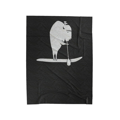 Paddle Board Buffalo Beach Gift Velveteen Blanket