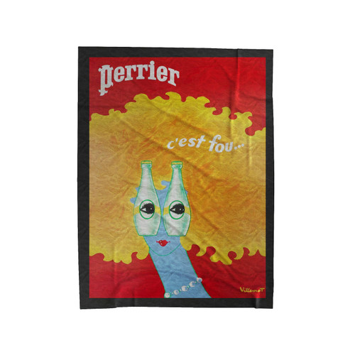 Painting Perrier Velveteen Blanket