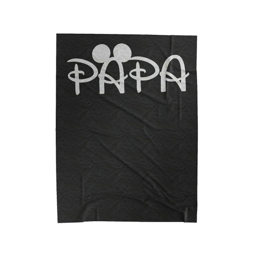 Papa Mickey Mouse Velveteen Blanket