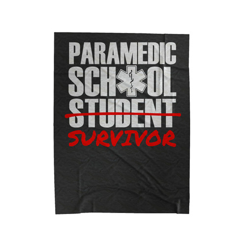 Paramedic School Graduation Velveteen Blanket